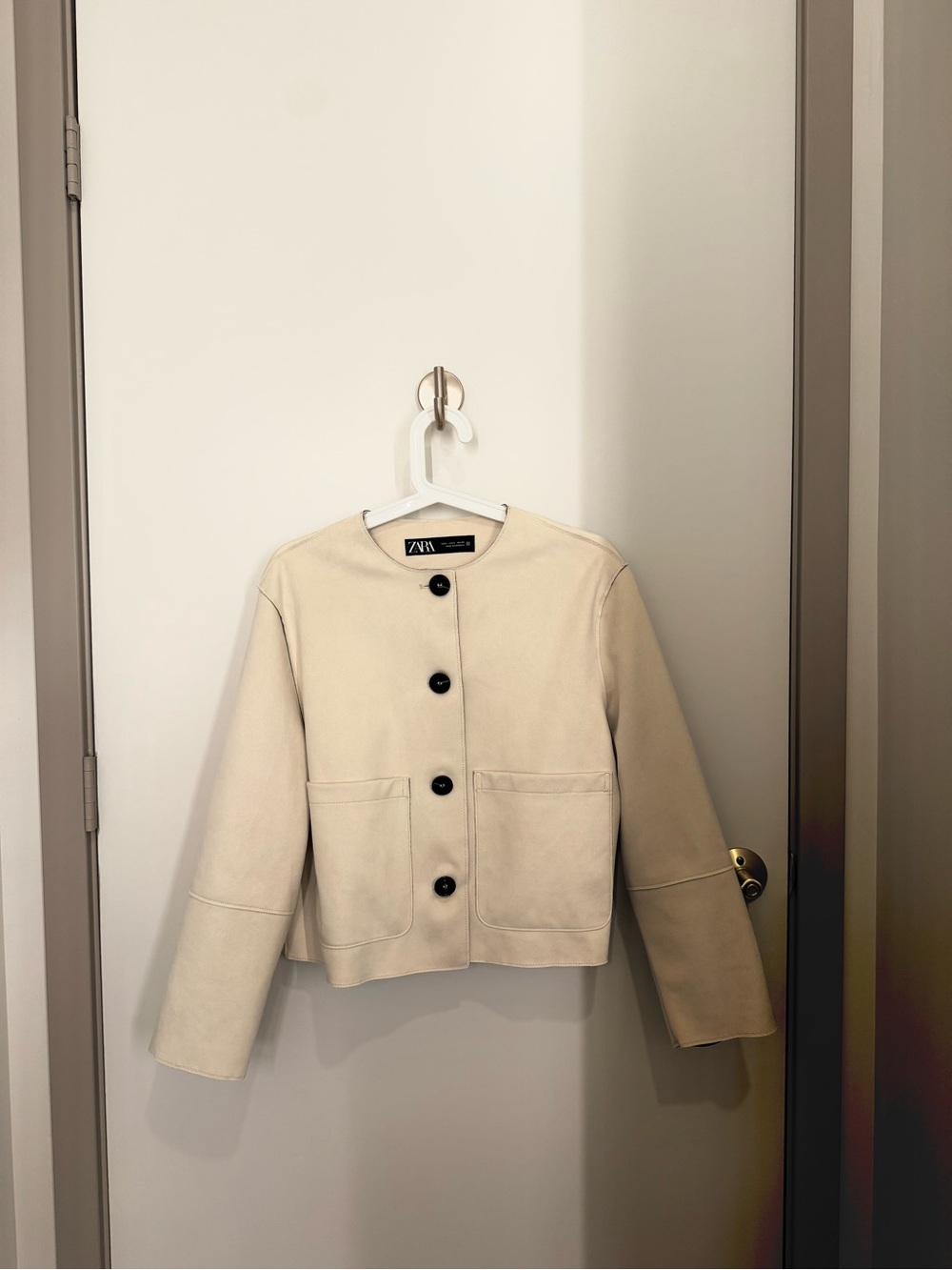ZARA FAUX SUEDE JACKET